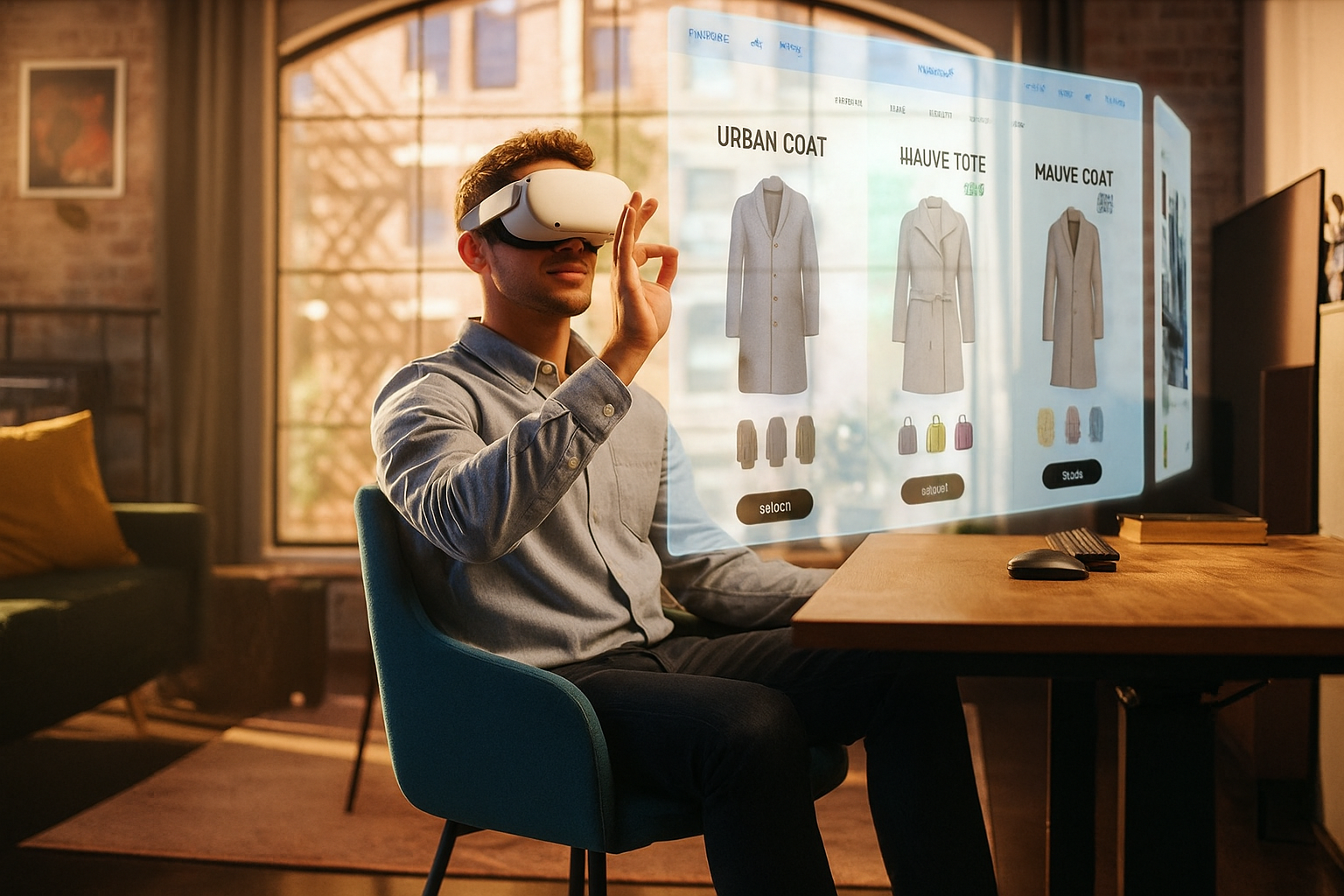 Animation image of boy with VR player- Software development company in Kochi